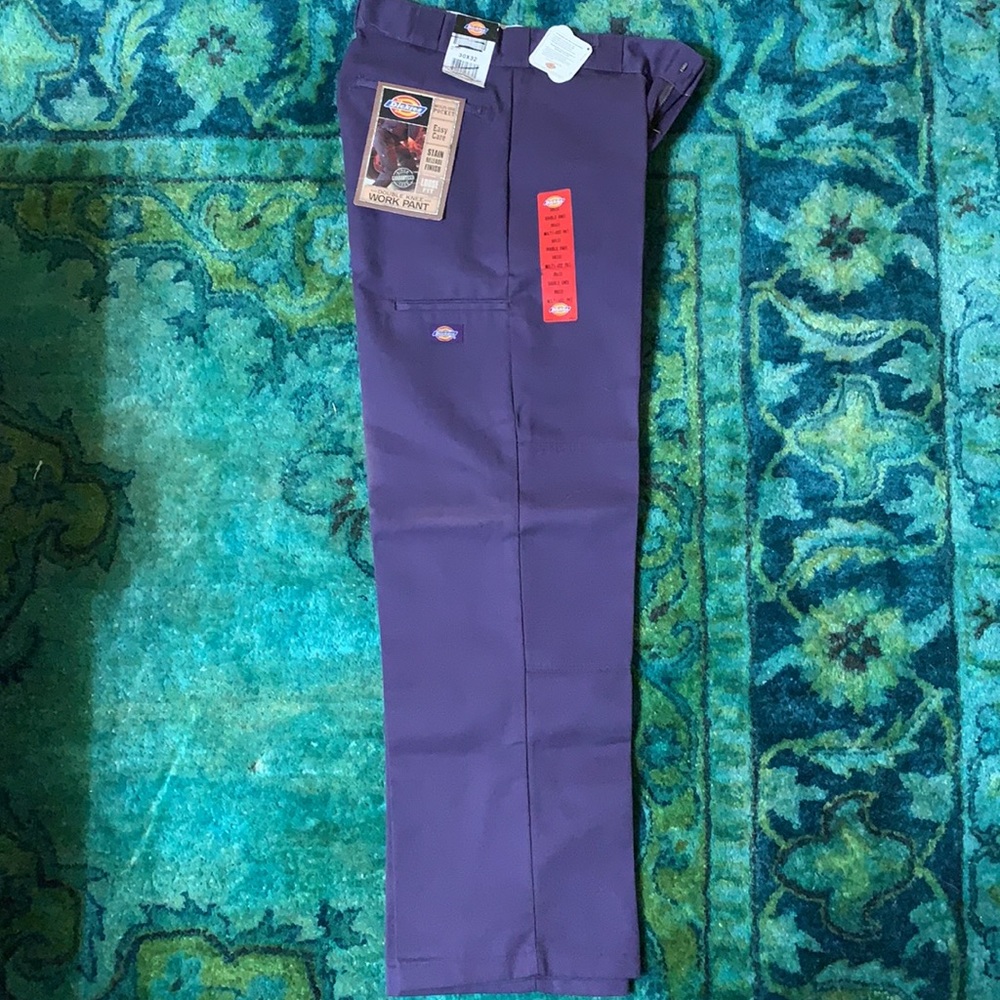 Rare🔥 Dickies double knee purple pants